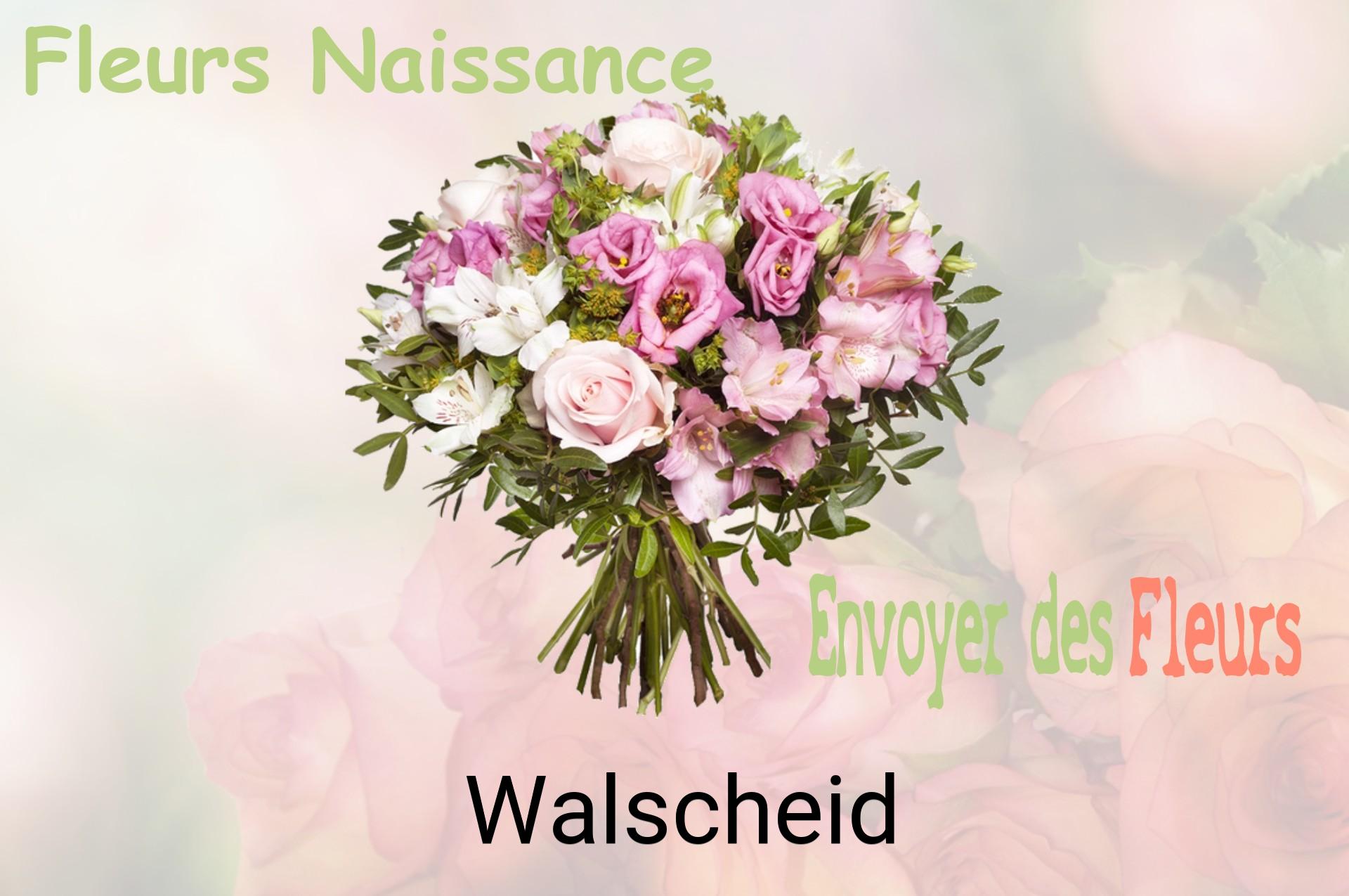 Bouquet de fleurs de naissance livré à Walscheid
